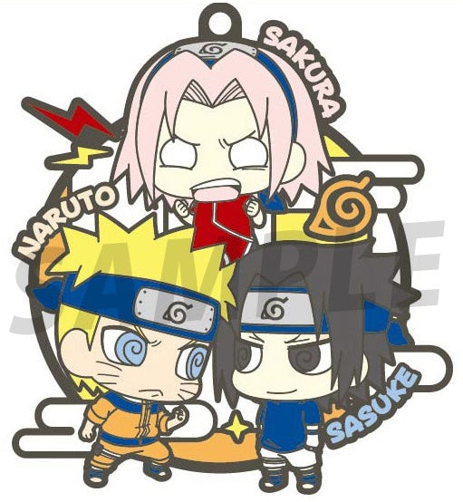 Rubber Mascot Buddycolle  NARUTO three-man cell!