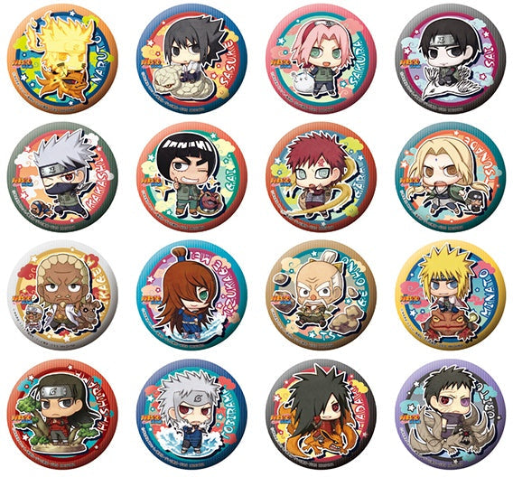 Metal Badge Collection Naruto Ninkaitaisen