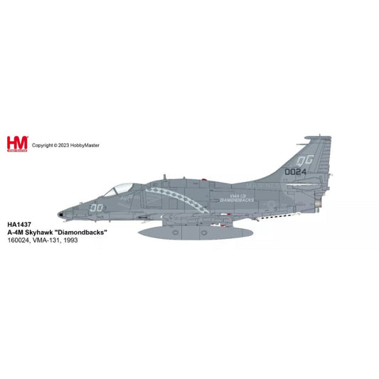 1/72 A-4M Skyhawk "Diamondbacks" 160024 VMA-131 US Marines 1993