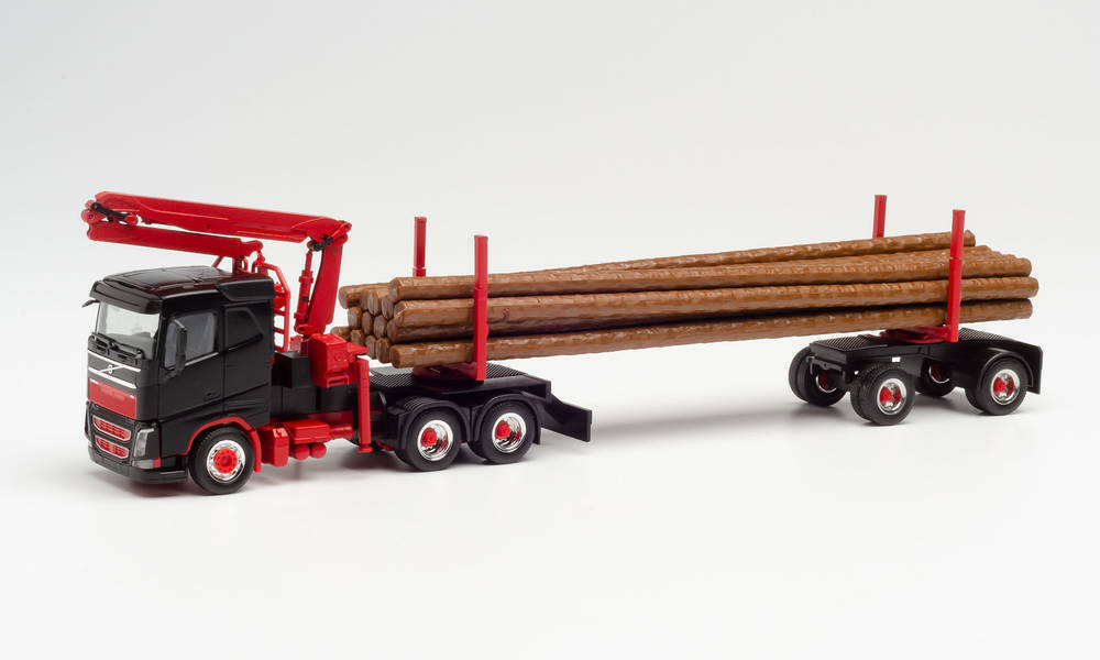 1/87 Volvo FH FD HolztrSzg.schw/rot