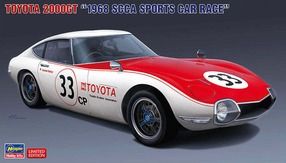 1/24 TOYOTA 2000GT  - 1968 SCCA SPORTS CAR RACE -