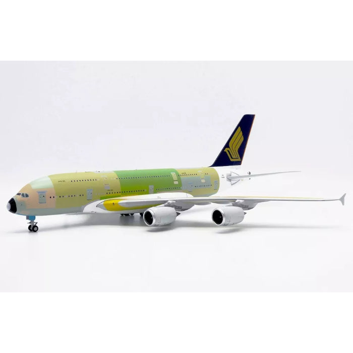 1/200 Singapore Airlines Airbus A380 "Bare Metal" Reg: F-WWSM with Stand