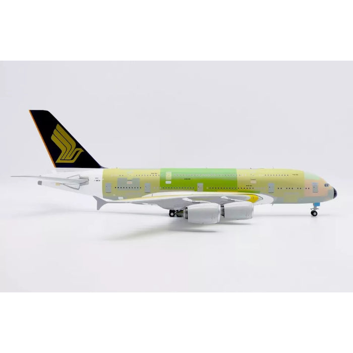 1/200 Singapore Airlines Airbus A380 "Bare Metal" Reg: F-WWSM with Stand