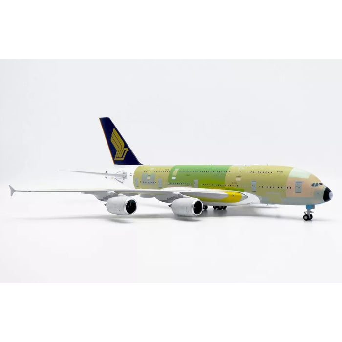 1/200 Singapore Airlines Airbus A380 "Bare Metal" Reg: F-WWSM with Stand