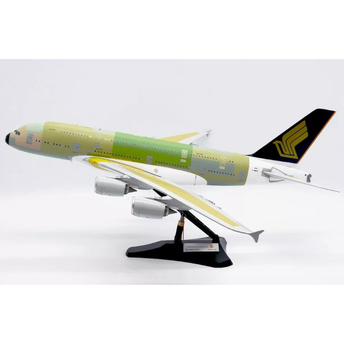 1/200 Singapore Airlines Airbus A380 "Bare Metal" Reg: F-WWSM with Stand