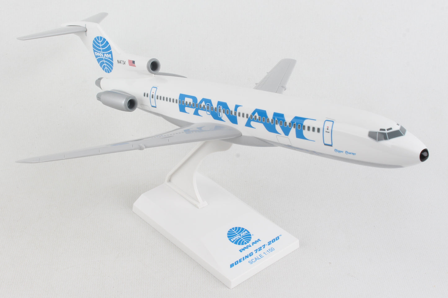 1/150 PAN AM B727-200 Clipper Charmer Reg. N4734